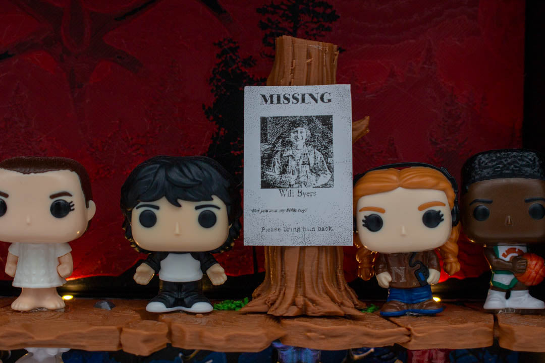 Expositor mini Funkos Stranger Things