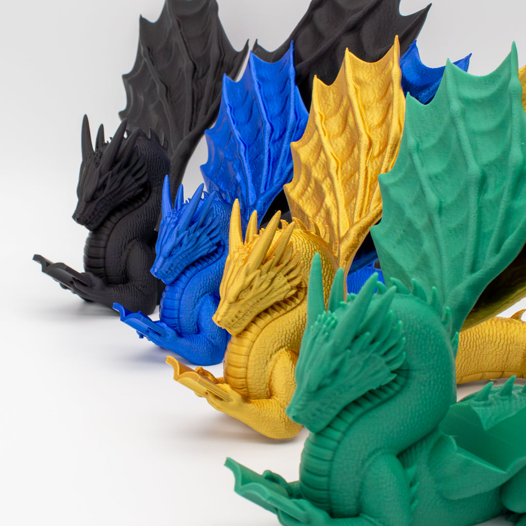 Dragón sujeta libros