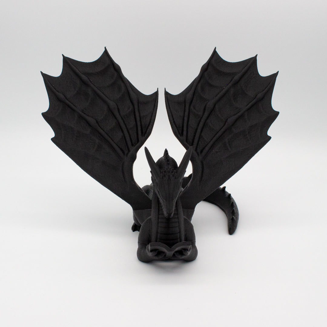 Dragón sujeta libros